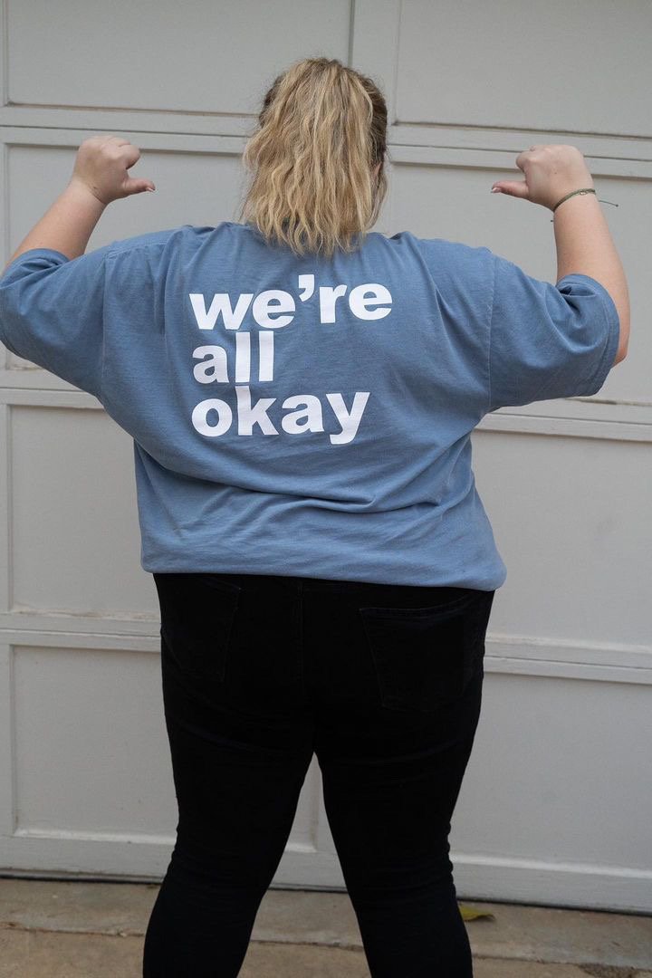 Okay Kenedi "we're all okay" T-Shirt